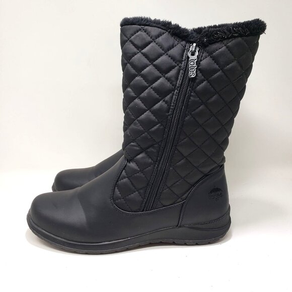 Totes Women's Jade Quilted Waterproof Winter Boot Sz 9M - Picture 1 of 10